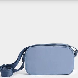 Sweaty Betty Blue Crossbody Bag Versatile and Compact